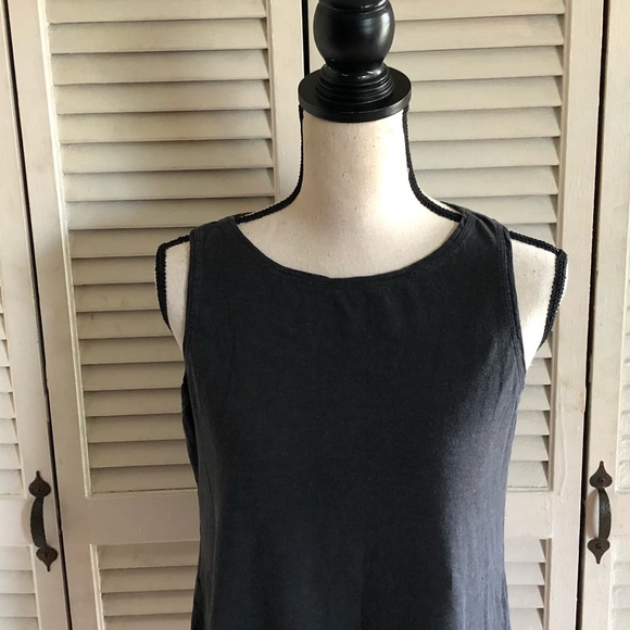 Eileen Fisher Basic Gray Sleeveless Tank Top XS - Picture 2 of 7
